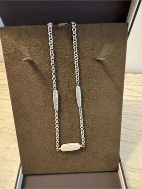Brighton Pebble Dot Pearl Necklace. Like New condition. 16-19 inches. RARE!